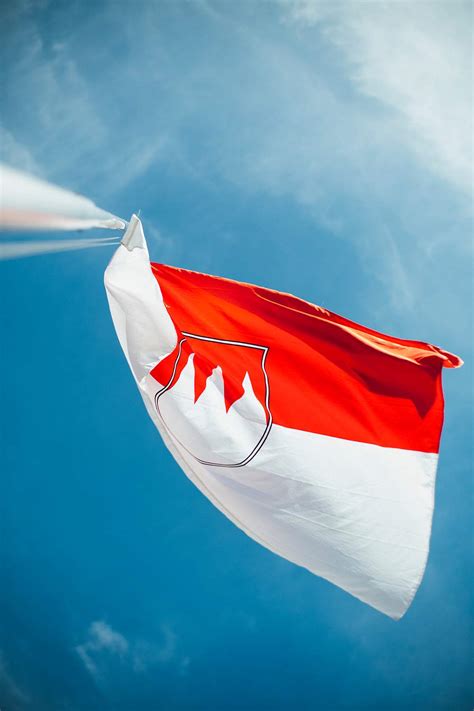 The Franconian flag waving in the wind | Free Photo - rawpixel