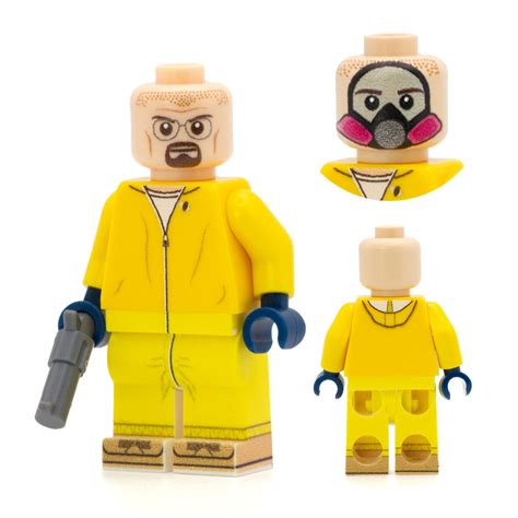 Walt and Jesse in HAZMAT suits - Custom Design Minifigures