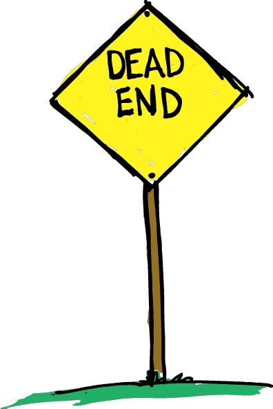 transparent dead end sign - Clip Art Library