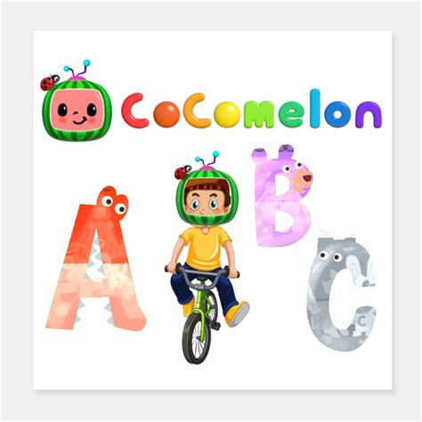 Cocomelon Nursery Rhymes ABC Posters Spreadshïrt - Nursery Rhymes Fan Art (44227048) - Fanpop ...