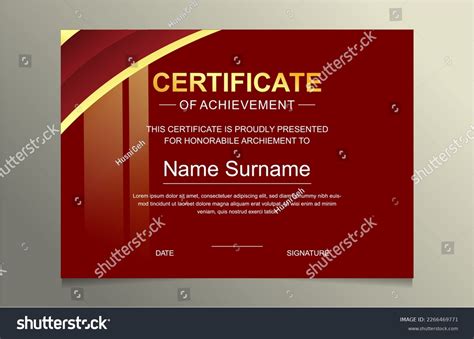 Reeditable Certificate Template Design Award School S - vrogue.co