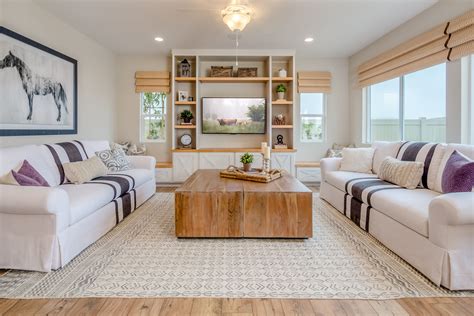 Bright and airy living room with natural wood details | Living room design inspiration, Home ...