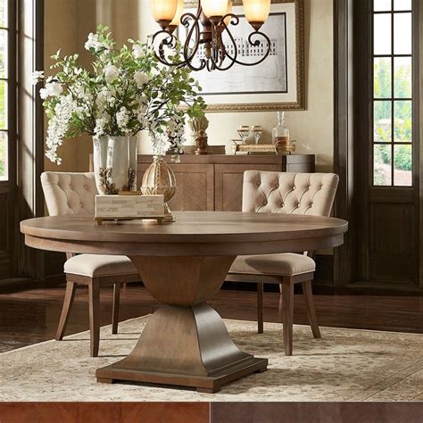 Our Best Dining Room & Bar Furniture Deals | 60 inch round dining table, Wood dining table ...