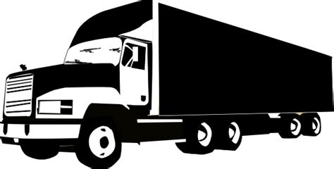 Truck Silhouette Clip Art at Clker.com - vector clip art online ...