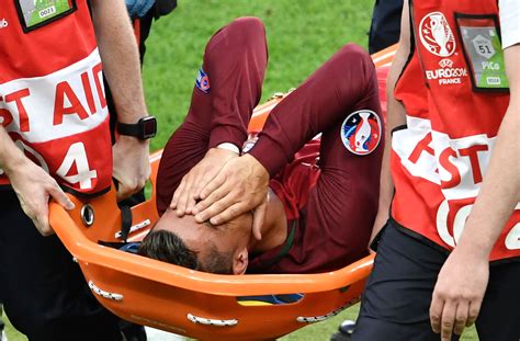 Heartbroken Cristiano Ronaldo bursts into tears after injury during ...