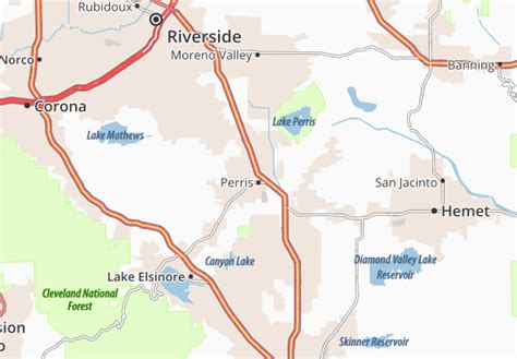 MICHELIN Perris map - ViaMichelin