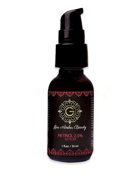 Gin Amber Beauty Natural 2.5% Retinol Serum ingredients (Explained)