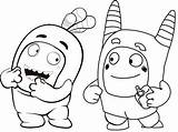 Jeff Oddbods sketch template