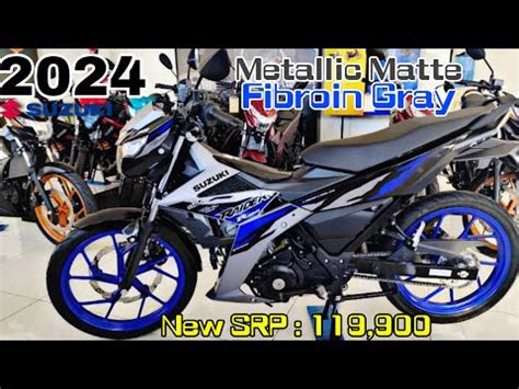 Matte Metallic Fibroin Gray - 2024 SUZUKI RAIDER 150FI SRP 119,900 Bibili ka ba ? SPECS ...