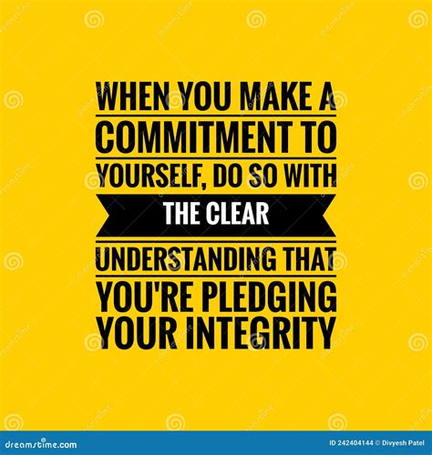 Integrity Quotes on Yellow Background. Inspirational and Motivational ...