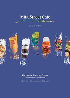 Boston Catering Company | Milk Street Cafe