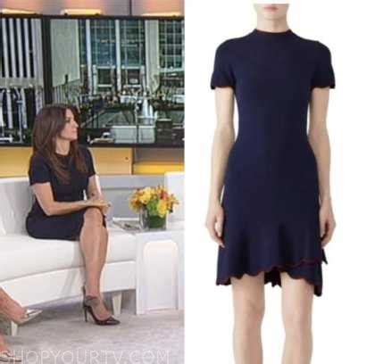 Outnumbered: March 2023 Rachel Campos Duffy's Navy Blue Scallop Dress ...