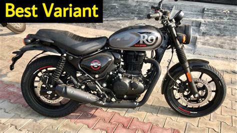 2022 Royal Enfield Hunter 350 Metro Dapper Grey Full Detail Review In ...