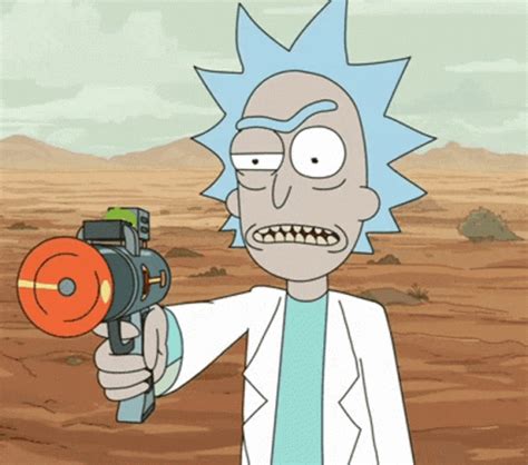 Rick Gun Rick GIF – Rick Gun Rick Rick Sanchez – discover and share GIFs