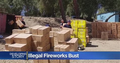 Anonymous Tip Leads To 50,000 Pounds Of Illegal Fireworks - CBS Sacramento