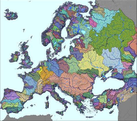 Major Rivers and River Basins of Europe | Download Scientific Diagram