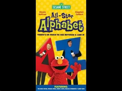 Sesame Street: All Star Alphabet (2005 VHS) - YouTube