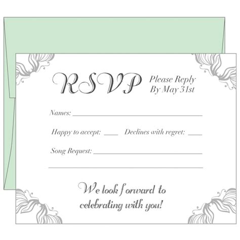 Wedding Response Cards Printing UK | Print RSVP Card London