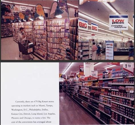 From 1997 Kmart annual report, some "Big Kmart" interior images : 90sdesign