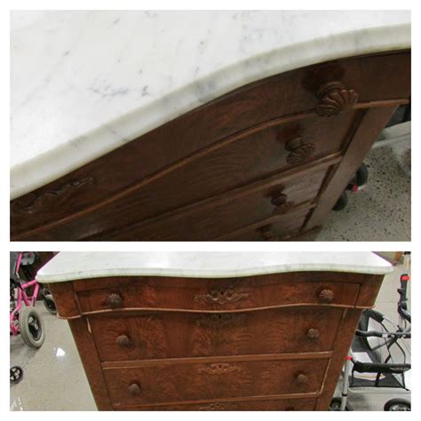 Marble top dresser