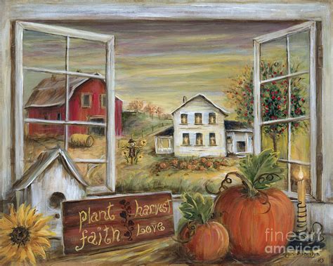 Autumn Harvest Painting by Marilyn Dunlap