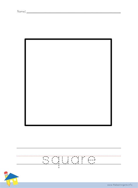 Square Coloring Worksheet – The Learning Site