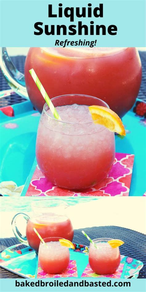 Liquid Sunshine Punch | Summertime drinks, Punch recipes, Mixed drinks ...