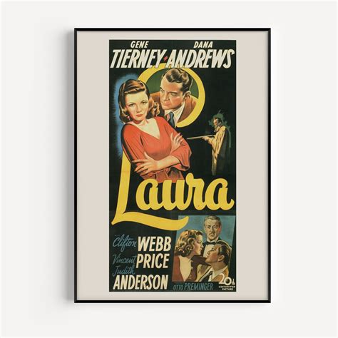 CLASSIC MOVIE POSTER Laura Movie Poster Otto Preminger - Etsy