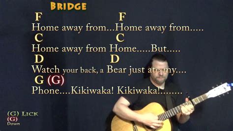 Kikiwaka (Bunk'd) Guitar Lesson Chord Chart with Chords/Lyrics - Capo ...