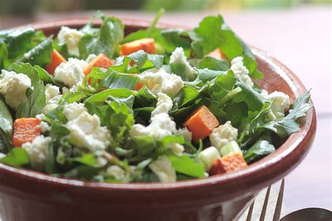 Ikaria Longevity Greek Salad with Sweet Potatoes and Arugula | Mediterranean Diet, Healthy Greek ...