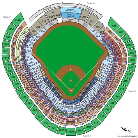 Yankee Stadium Seating Chart, Parking, and New York Yankees Tickets ...