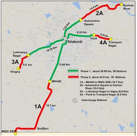 Nagpur Metro: Work On Phase-2 Kicks Off Next Week, 43 Km Route Expected To Be Complete By 2027 ...