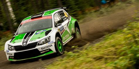 WRC Finland: Long jumps, high speed, just rally classic - Škoda Motorsport