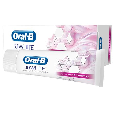 Oral B 3D White Whitening Therapy Sensitive Toothpaste 75ml – 247Market