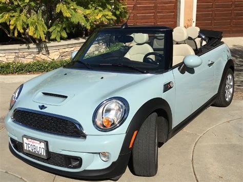 Ice Blue Mini Cooper Convertible For Sale - Mini Cooper Cars