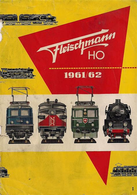 FLEISCHMANN CATALOG 1961-62 Trains Locomotives Station - Etsy