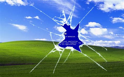 Broken Microsoft | Windows XP Bliss Wallpaper | Know Your Meme