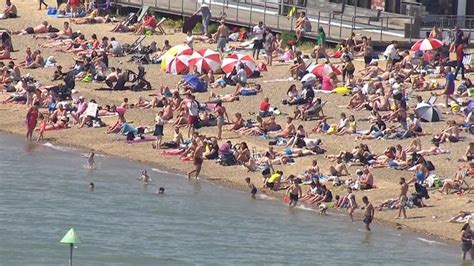 Coronavirus: Hundreds flock to Southend beach despite social distancing measures | UK News | Sky ...