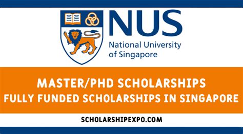 National University of Singapore Scholarships in Singapore 2023 - Fully ...