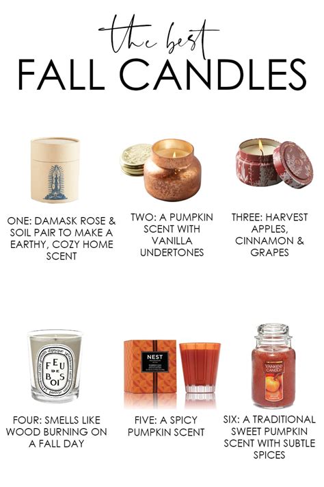 The Best Fall Candles - Life On Virginia Street