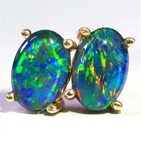 Pin en Opal Earrings