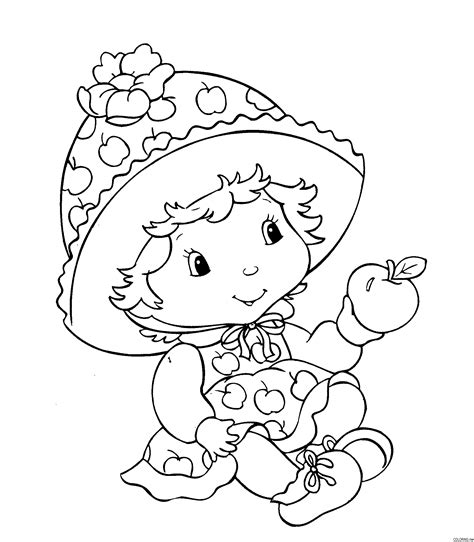 Free Printable Strawberry Shortcake Coloring Pages For Kids