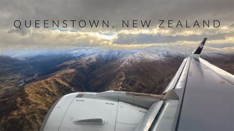 Flying into Queenstown Airport | New Zealand | 4K - YouTube