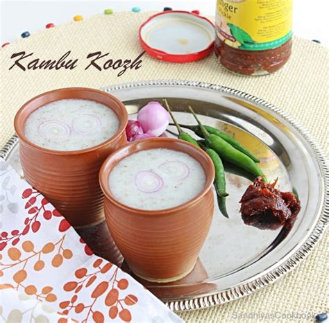 Sandhiya's Cookbook: Kambu Koozh | Kambu Kanji | Pearl Millet Porridge