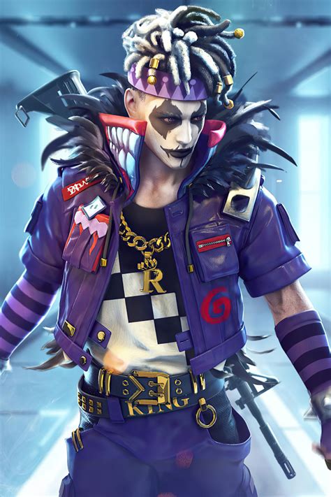 640x960 Garena Free Fire Joker iPhone 4, iPhone 4S Wallpaper, HD Games 4K Wallpapers, Images ...