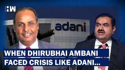 How Dhirubhai Ambani Sailed Over The Short Selling Crisis Similar To Adani? - HW News English