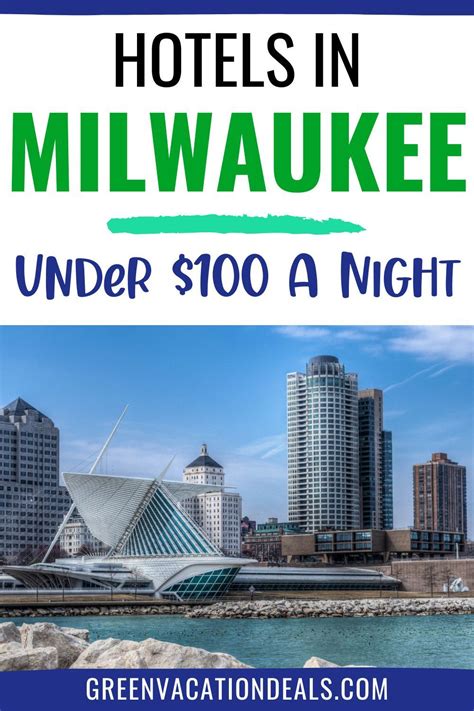 Cheap hotel rates in Milwaukee, Wisconsin (Riverfront, Downtown, North Shore, airport ...