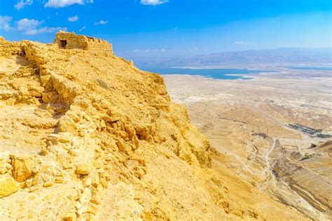 Remains of the Fortress of Masada Stock Image - Image of archaeology, fortification: 113155695