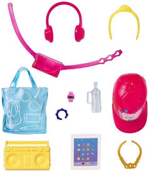 Barbie Accessories Pack With 11 Music DJ Storytelling Pieces | Barbie doll accessories, Barbie ...