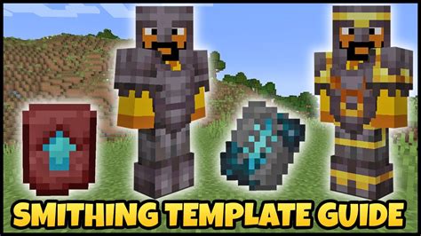 Minecraft SMITHING TEMPLATE Guide - YouTube